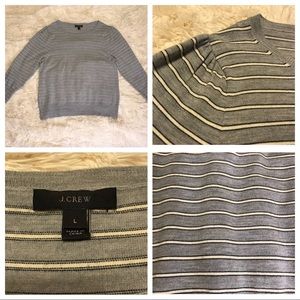 J.Crew 3/4 Sleeve Light Weight Sweater, Large